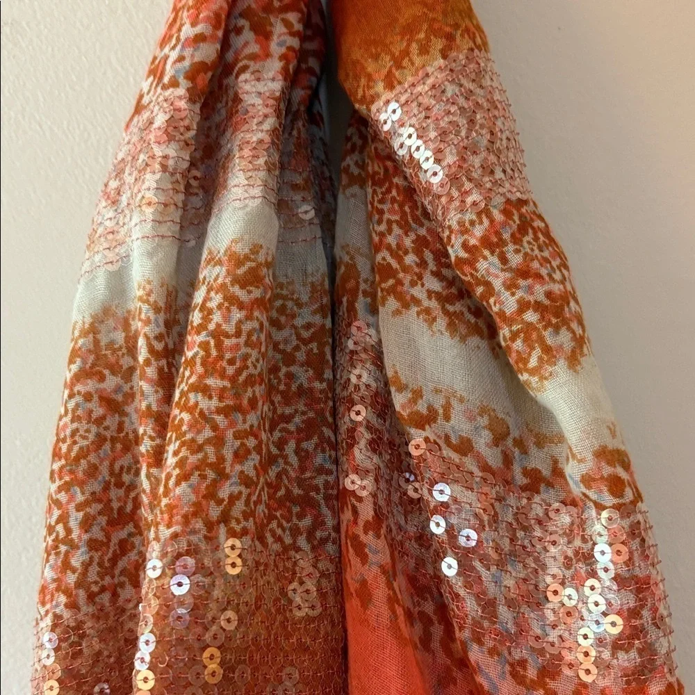 Sequin Striped Scarf Infinity